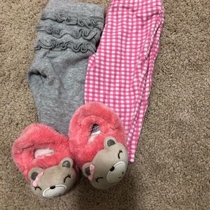 Newborn pants and footie